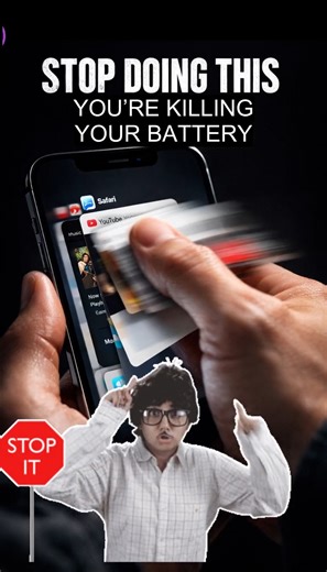 Closing apps feels smart — but it isn’t : #PhoneTips #BatteryHack #iphone #android #fpverse | FPVERSE | Facebook