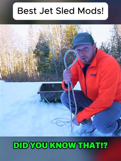 Best Jet Sled Mods! DID YOU KNOW THAT!? Part 2 #Tracksled #Smitty #sled #track #building #icefishing #fishing #fishTok #fyp