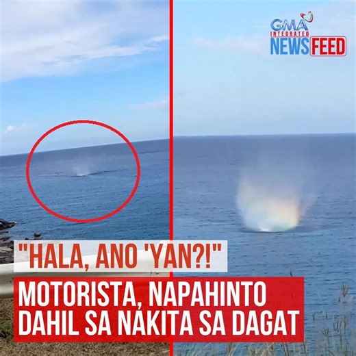 1M views · 5.5K reactions | Namangha ang isang babae at kanyang kasama sa nakita nila sa dagat habang pauwi sila sa Roxas, Palawan. Ang isang bahagi ng tubig...umuusok?! Ang paliwanag diyan ng eksperto, panoorin sa video! | GMA News | Facebook