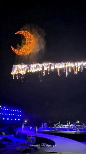 Spectacular Drone Show Lights Up the Sky!
