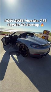 The Porsche 718 Spyder RS is one of the best sounding mid engine performance cars 😮‍💨