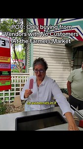 She makes amazing Strawberry Milkshake Popsicles! Giving back to the community part 159 #pov #farmersmarket #wholesome #localbusiness #vendor