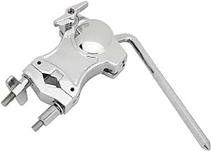 Drum Clamp Set Alloy Drum Stand Extension Clip Rod Connecting Bracket Clamp Holder Percussion Drum Set for Cowbell Accessory Drum Set