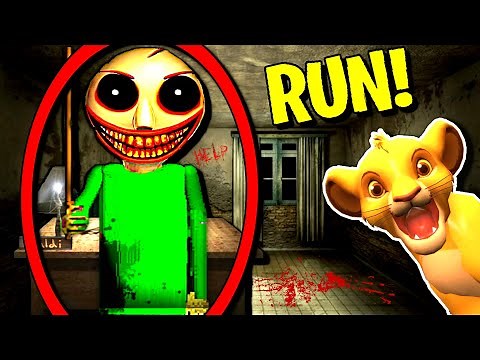 DO NOT run from creepy BALDI.. 🔪🩸 (DANGEROUS)