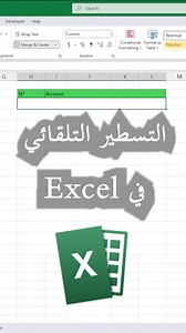 التسطير التلقائي في برنامج #excel #excel #الاكسل #تنسيق_اكسل #custom_format #excel_tips #شرح_اكسل #حيل_اكسل #excel_formatting #DrMerabti | Dr Soufiane Merabti