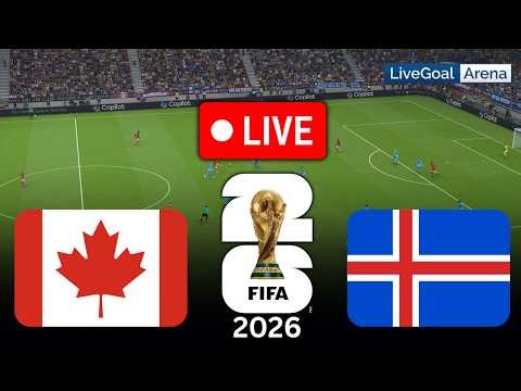🔴 LIVE | Canada vs Iceland | Friendly Match 2026 | PES 2021 Gameplay Simulation
