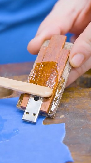 2.4K views · 34 reactions | Making a unique computer gadget #pendrive #uniquegifts #woodworking | Wood By Wright | Facebook