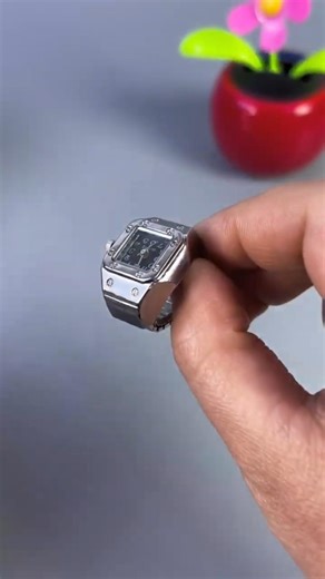 “A watch you wear on your finger ⌚💍” #NanoTechByte #RingWatch