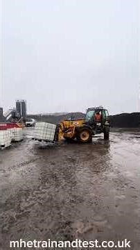 Telescopic handler training J3 telehandler novice