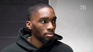 "No moment feels too big." 💭 Shake Milton recaps his career-high night. | Philadelphia 76ers