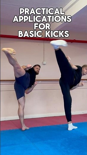 Practical applications to basic Karate kicks #karate #shotokan #martialarts