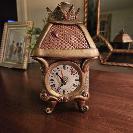 Whimsical Handmade Clock Signed by Artist. Vintage Piece for the Clock Collector. Heart Accents. - Etsy