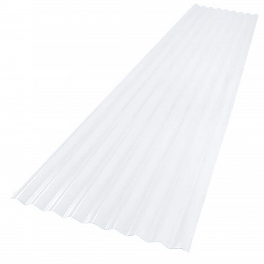 Reviews for Palruf 2.2 ft. x 12 ft. Corrugated PVC Roof Panel in Clear | Pg 1 - The Home Depot