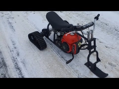 DIY Mini Snow Bike Build from Scratch ❄️ | Welding & Engineering Project