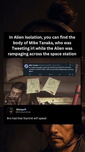 They put a real dude’s corpse in Alien Isolation