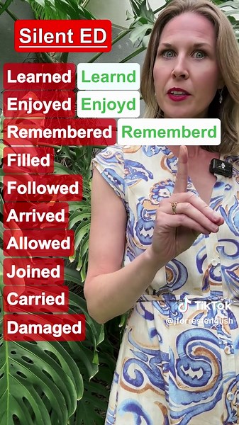 Mastering English Pronunciation: Silent 'ED' Words