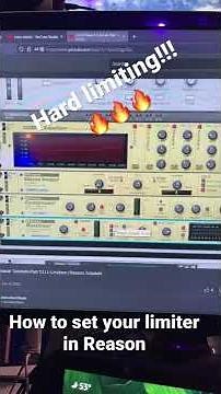 Producer tips 4 How to set hard limiting in Reason 12 #mastering #limiters