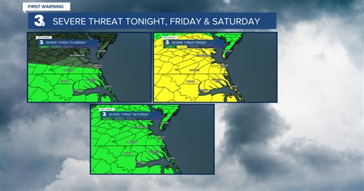 First Warning Forecast: Back-to-back severe weather threats