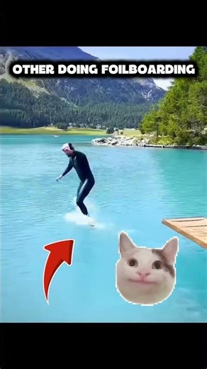 Craziest Foilboard Tricks💀 #funny #shorts #compilation #fail