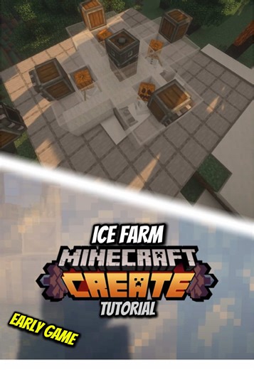 Ice Farm Creation in Minecraft