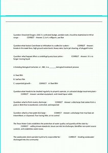 WASTEWATER EXAM 2025 WITH 100 ACCURATE SOLUTIONS video