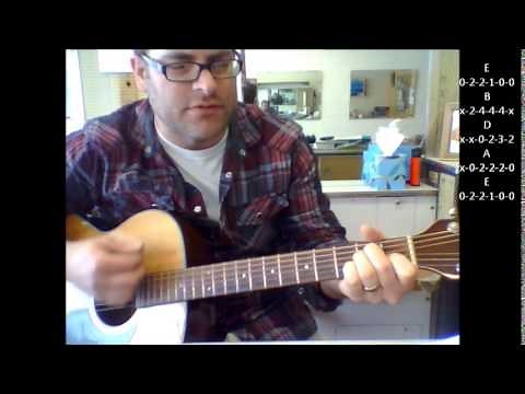 How to play "Only God knows Why" by Kid Rock on acoustic guitar