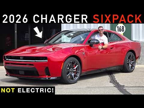 2026 Dodge Charger Sixpack -- Meet the 550 HP Charger With an ENGINE Under the Hood!