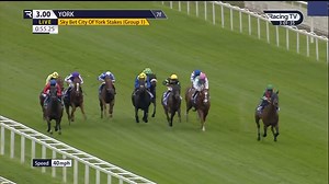 33K views · 290 reactions | Never So Brave wins the newest Group 1 race in the calendar, the Sky Bet City Of York Stakes! | Racing TV | Facebook