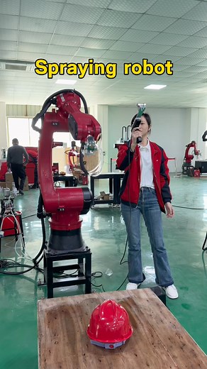 Six-axis robot arm span 1500 load 10kg #Bront robot #welding robot #stamping robot #loading robot #polishing robot #handling code chopping robot | Welding robot yoko