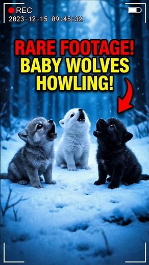 Tiny Howls, Big Personality! 😍 The Cutest Baby Wolf Howling Compilation You’ve Ever Seen #Wolf