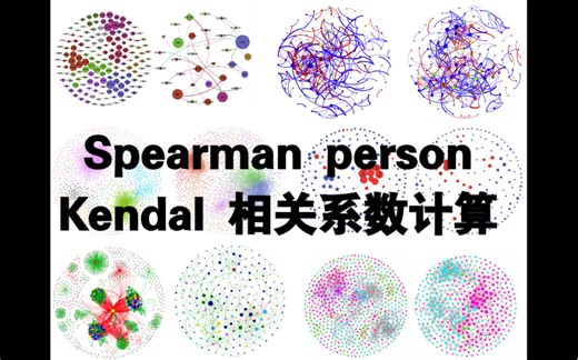 R语言保姆级教程/Spearman person Kendal /相关系数的计算
