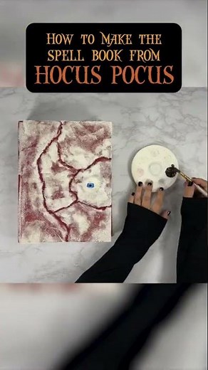 How to Make the Spell Book from Hocus Pocus | DIY Hocus Pocus Spell Book | Sanderson Sisters Book