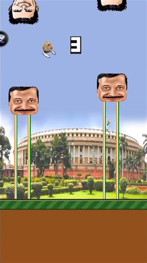 Flying Modi game gameplay😅😅 #ajjubhaiinmymatch #modi #modigame #funny