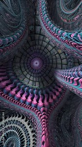 chaos fractal pattern Stock Video