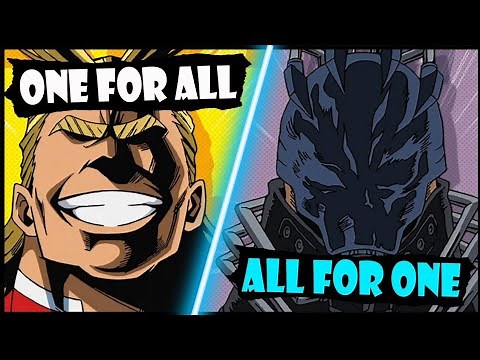 One for All VS All for One EXPLAINED! (My Hero Academia / Boku no Hero Season 3 / S3 Villain Boss)