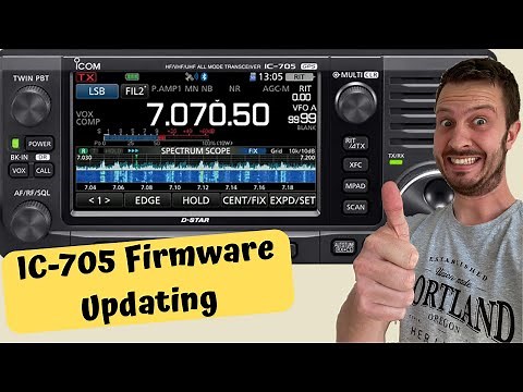 Updating Firmware on the Icom IC-705