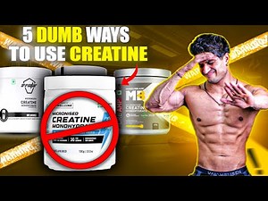 How to Use CREATINE for Maximum GainsI Fix These 5 Mistakes Now🤯| Sidfitlife
