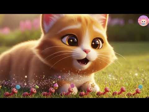 🚂🌈Puffy Cat: Color Train Ride! – All Aboard, Rainbow Tracks & Learning Color Rhythm Rhymes for Kids!