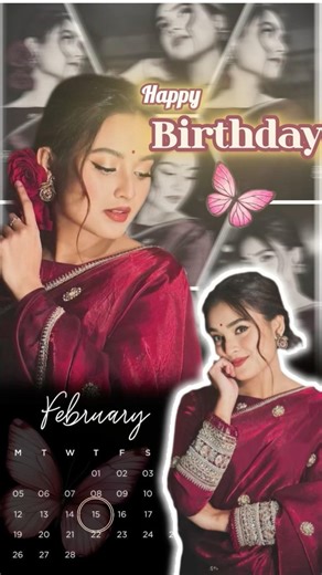 Trending Aesthetic Birthday Video Editing | InShot Video Editing Tutorial #shorts