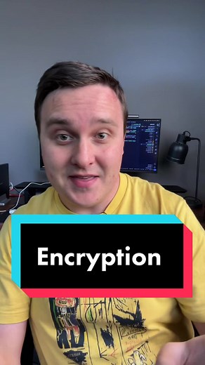 How does something like an image get turned into weird characters!? This is how encryption works 👩‍💻 #programming #software #computerscience