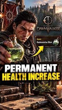 DON'T MISS THIS POTION! PERMANENTLY BOOSTS YOUR HEALTH #viralshorts #shortvideo #bloodofdawnwalker