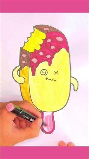 Satisfying Ice Cream Coloring 🍦 | ASMR & Relaxing Marker Art ✨