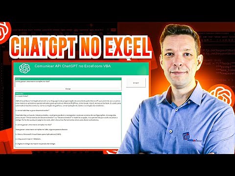 Use o ChatGPT NO Excel - Como Integrar API ChatGPT no EXCEL com VBA