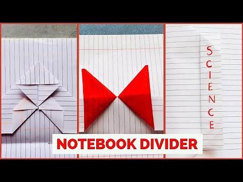 3 Best Notebook Dividers | Notebook Partition | How to make Partition in Notebook | Term 2 Partition