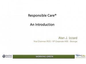 Responsible Care® An Introduction - SlideServe