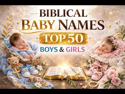 Top 50 Timeless Biblical Baby Names for Boys & Girls (With Meanings)