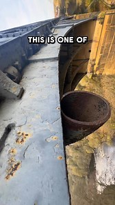 A rare shot! The plug hole on the aqueduct! No drone, selfie stick or rope! #canal #wales #llangollen #boats #sun #aqueduct | Dan Brown