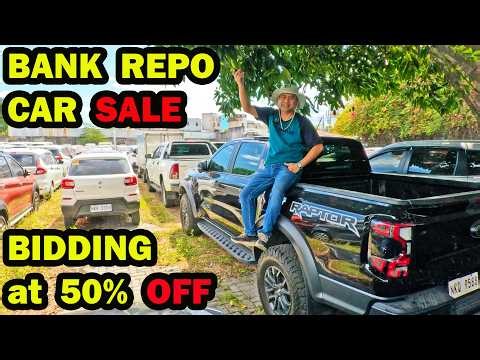 Bank Repossessed Car Sale Bidding at 50% off cars sedan pick up suv utility vans 7 seaters in the ph