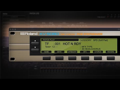 how to make Y2K atmospheric pads with the XV-5080 VST
