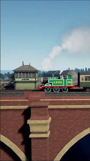 WonterRail - Thomas & Friends: The Green LBSC Thomas with Green Express Coaches at Vicarstown